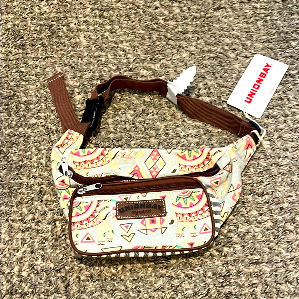 Elephant Print Fanny Pack